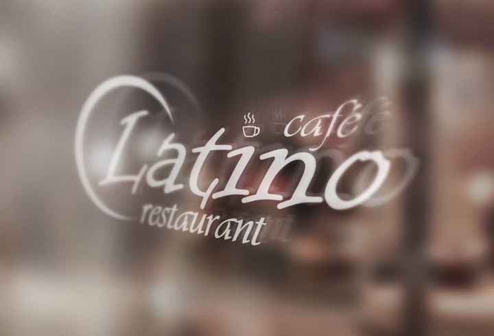 Latino cafe logo design