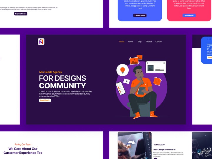 Abu Seada Web Site - UI/UX