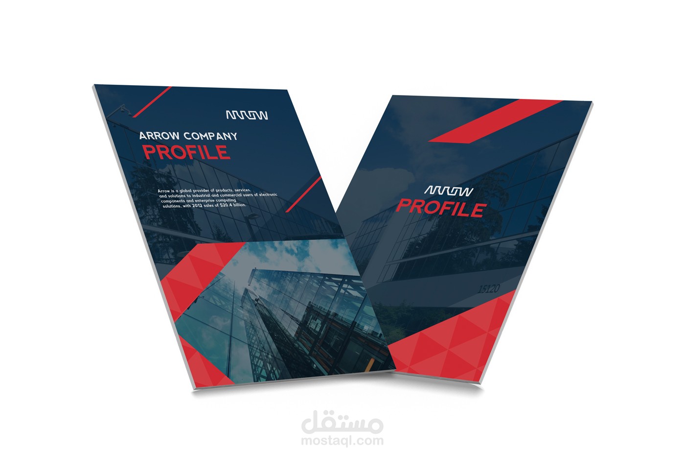 تصميم ملف تعريف شركة  للخدمات التقنية Company profile .