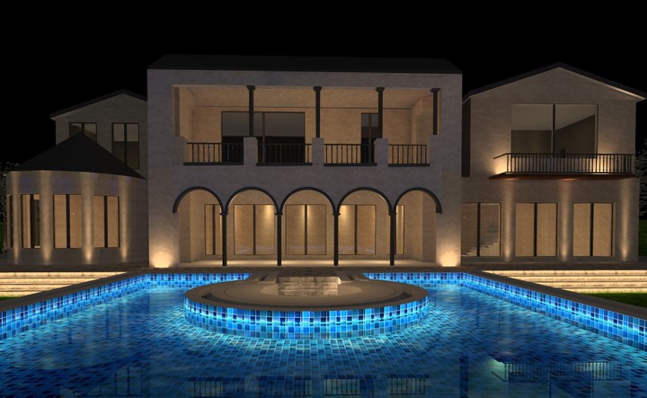 Private Villa Façade & Landscape Lighting Design