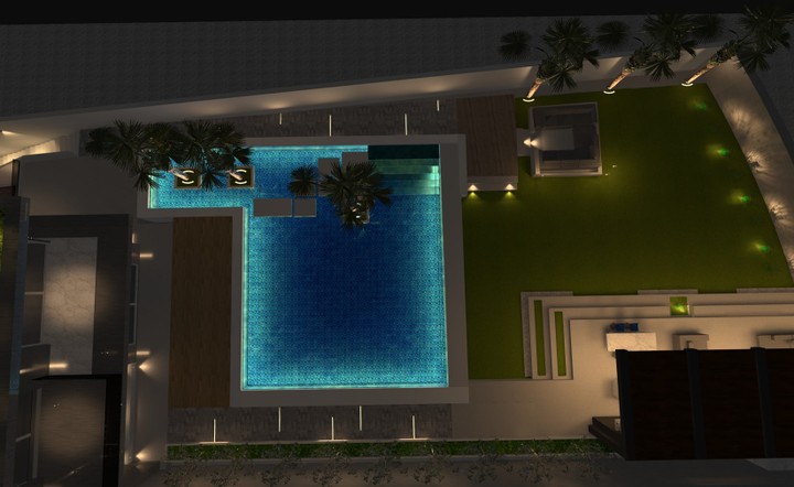 Private villa Façade & Landscape Lighting Design