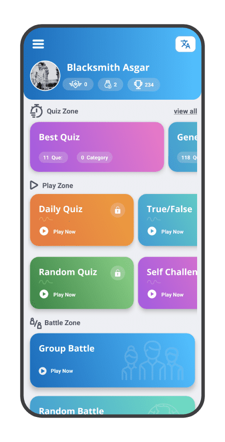 Quiz Online | Trivia Quiz | Quiz Game | Web Quiz + Admin Panel