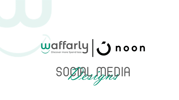 waffarly app Social Media design