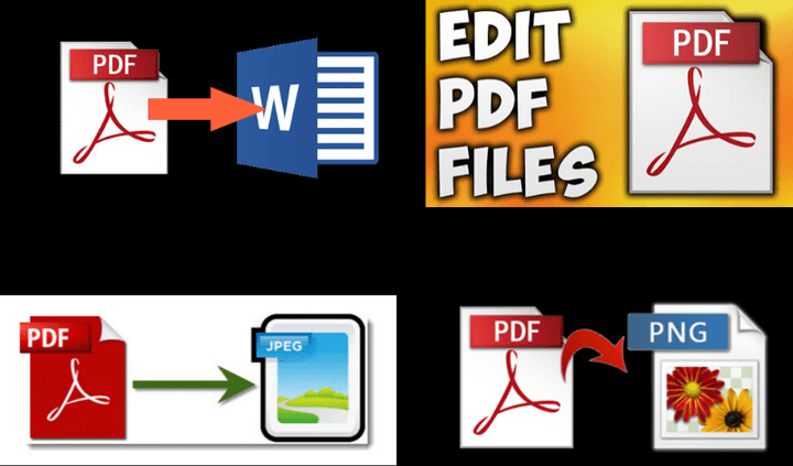 تحويل ملفات PDF الى اي صيغة و التعديل على اي نص PDF