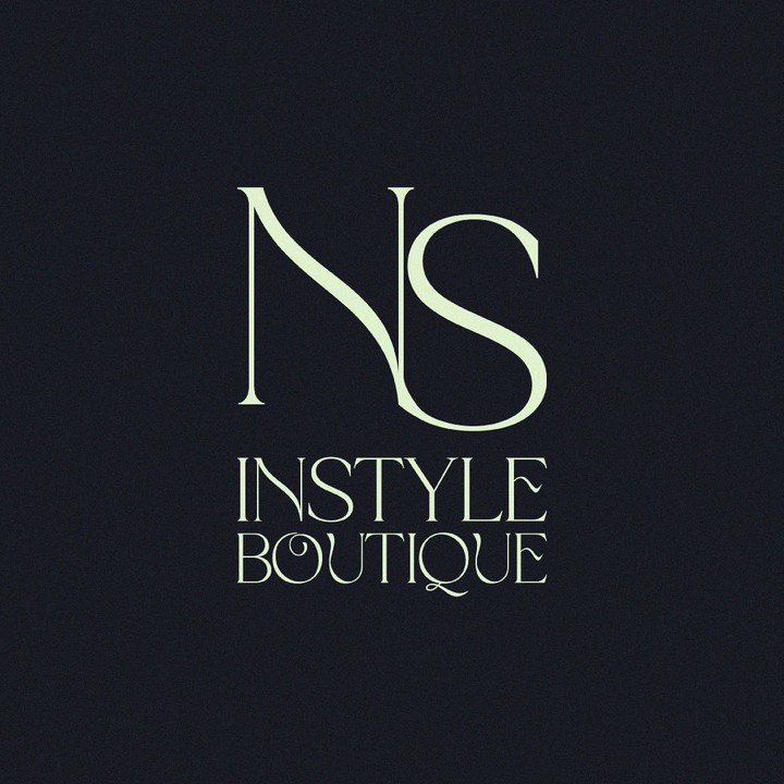 تصميم شعار لمحل بيع الملابس INSTYLE