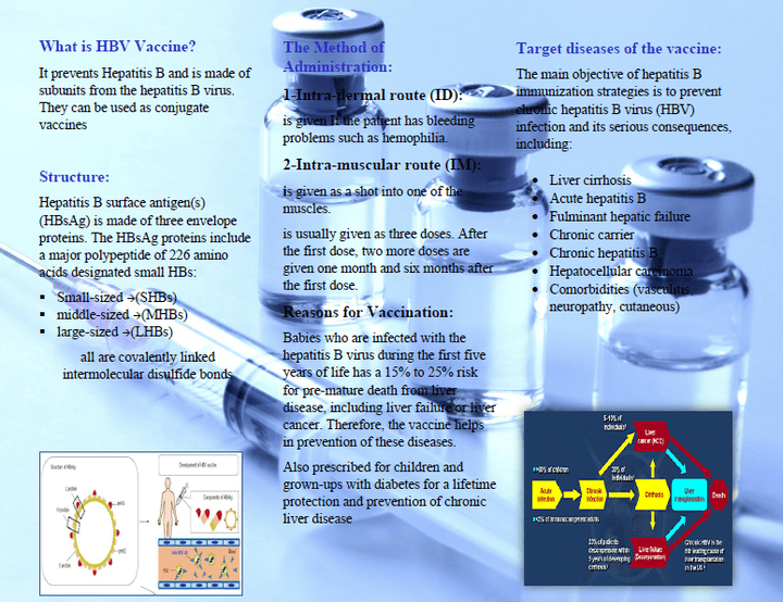 HBV vaccine brochure مطوية علمية