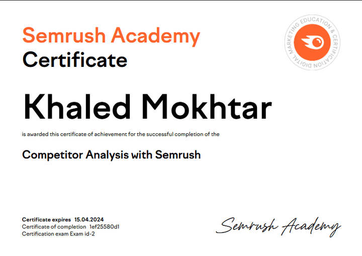 Competitor Analysis with Semrush