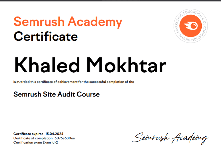 Semrush Site Audit