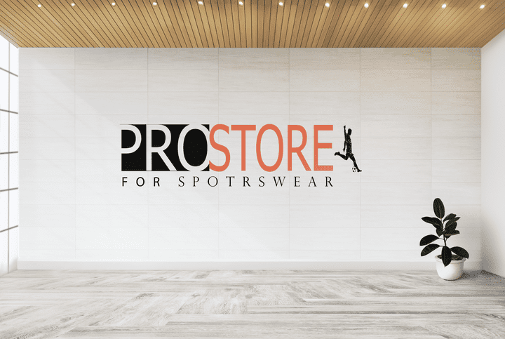 Pro store logo for sports wear