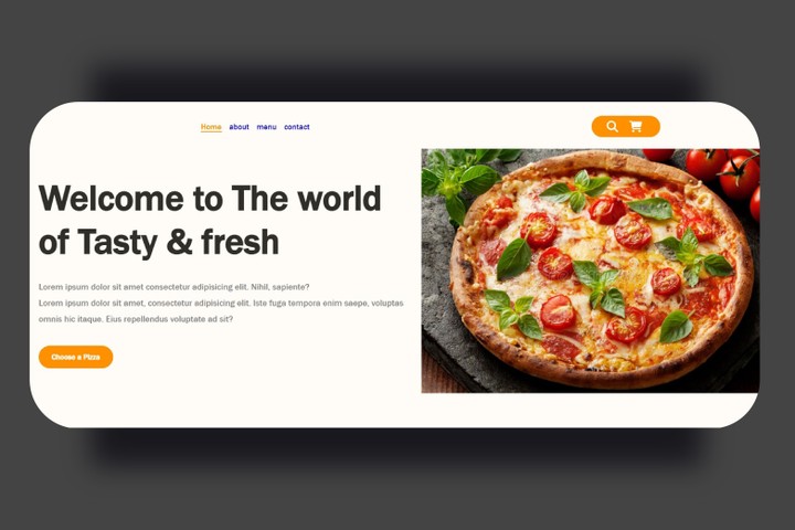 Pizza Resturant Page