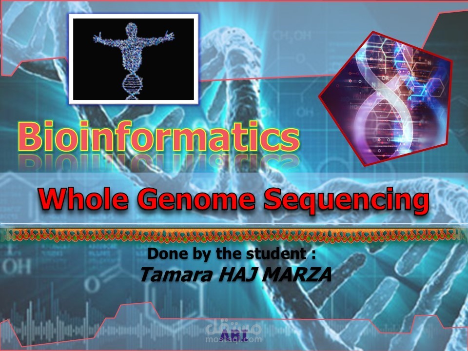 فيديو عرض تقديمي عن مشروع الجينوم البشري Whole Genome Sequences
