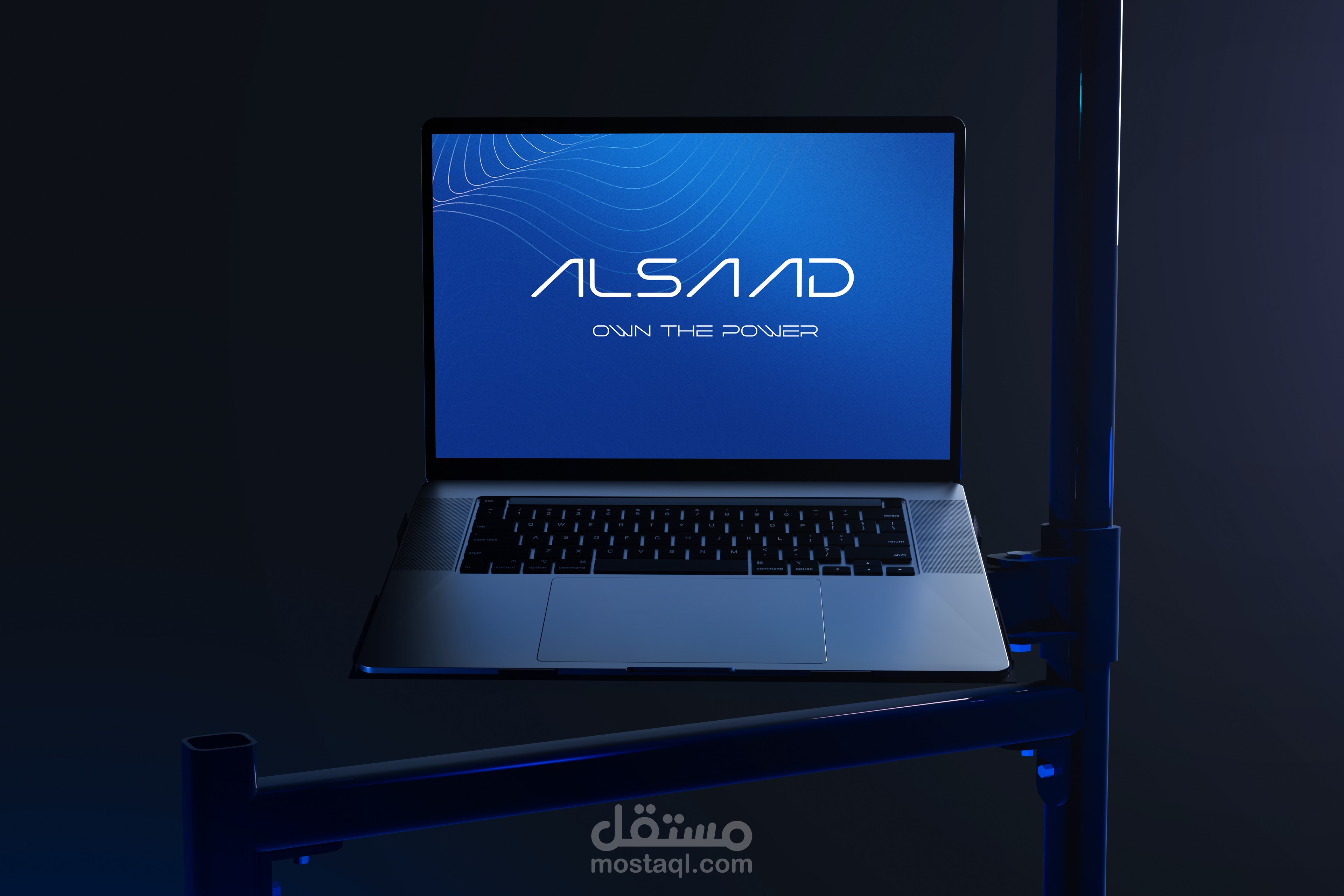 تصميم براندينج لشركة السعد لللابتوب