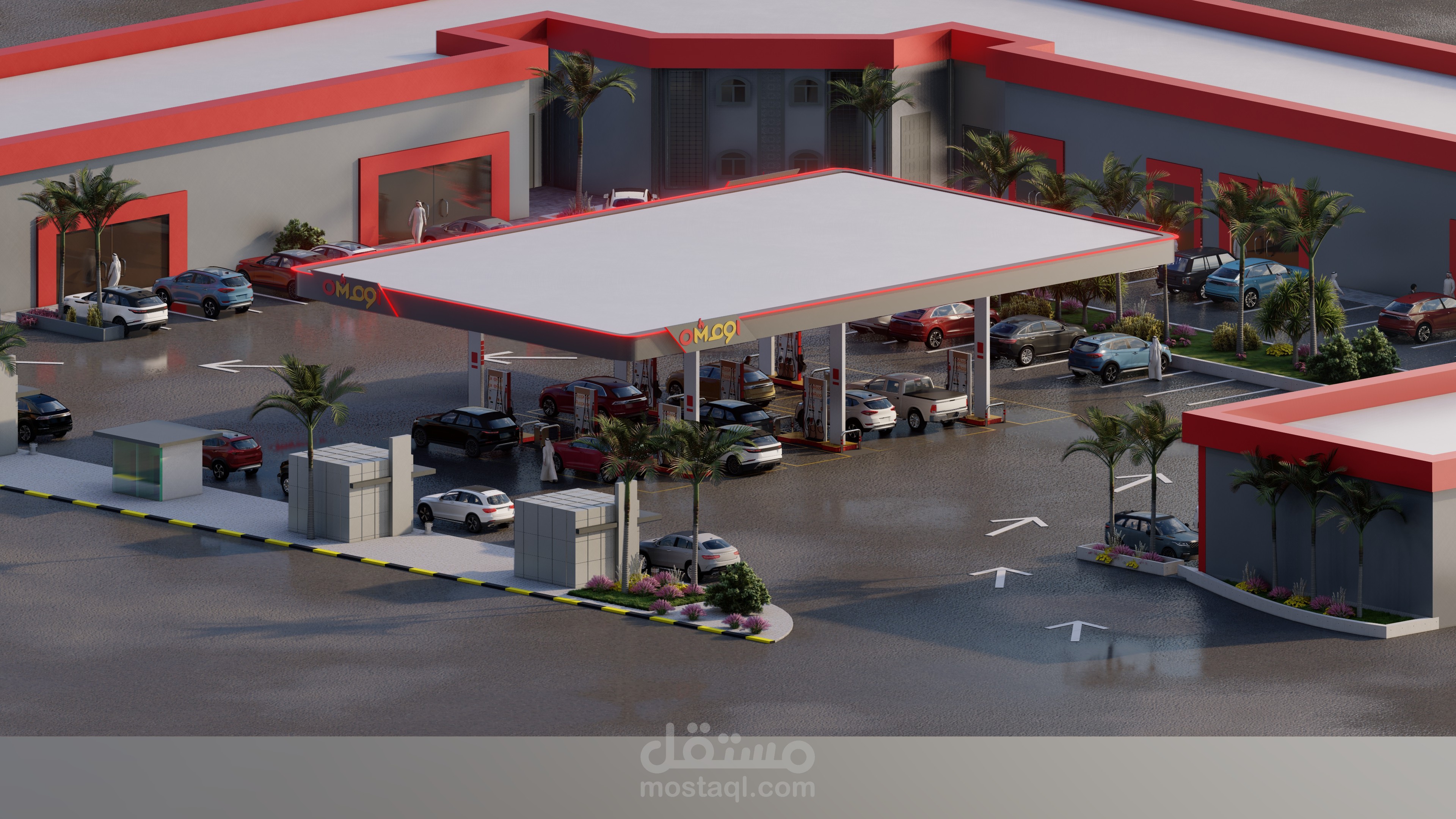 Design Of Petrol Station in KSA