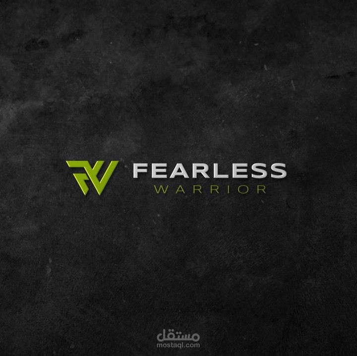 project .logo design. fearless warrior