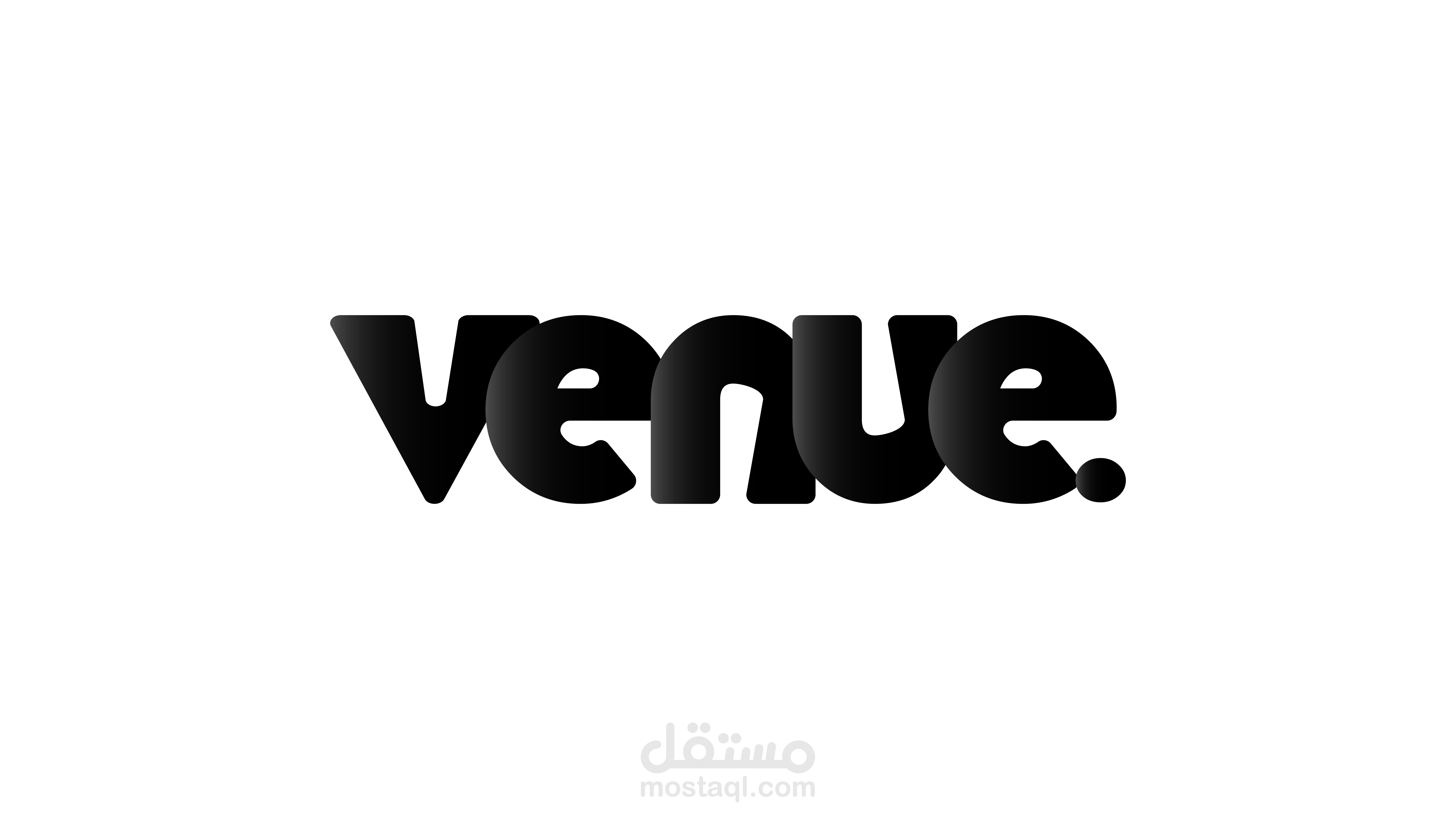 تصميم شعار ديناميكي لوقع تعلم لغات (Venue )