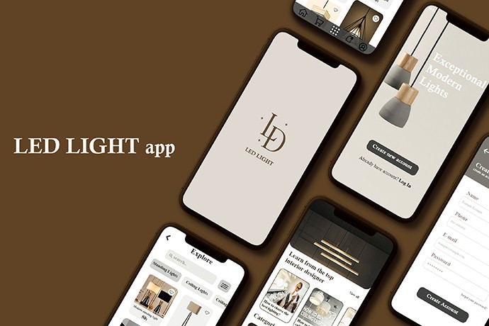 Led Light E-commerce App