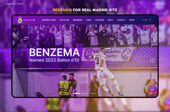 Redesign Web Ui | Madrid Website
