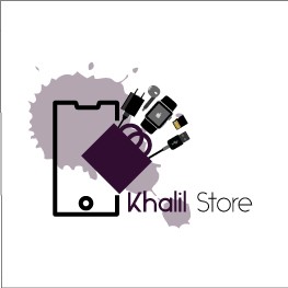 تصميم شعار لمتجر خليل لمستلزمات الهاتف المحمول - Log Design for Khalil's Phone Store