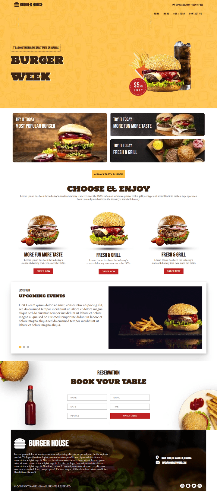 Burger-House Website