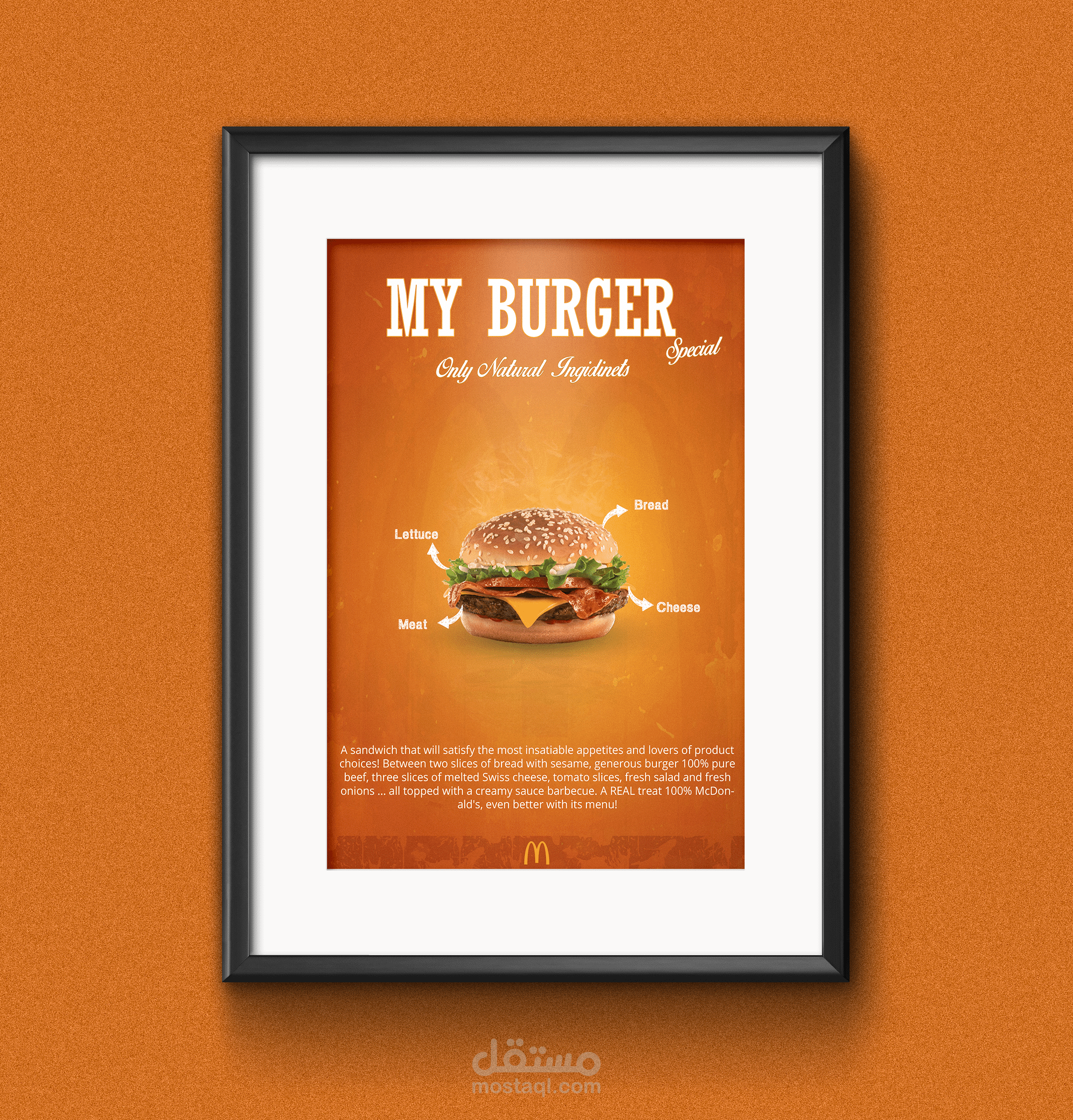 "My BURGER" ملصق/Poster