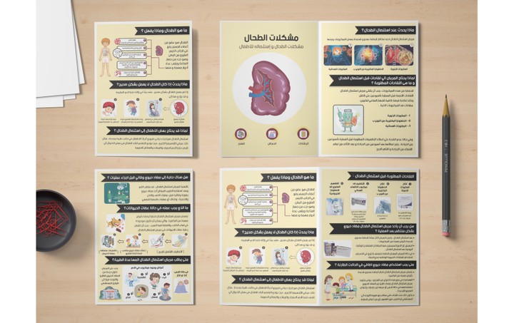 تصميم بروشور توعية - رسالة ماجستير