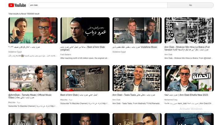 Youtube search clone - نسخة من يوتيوب سيرش