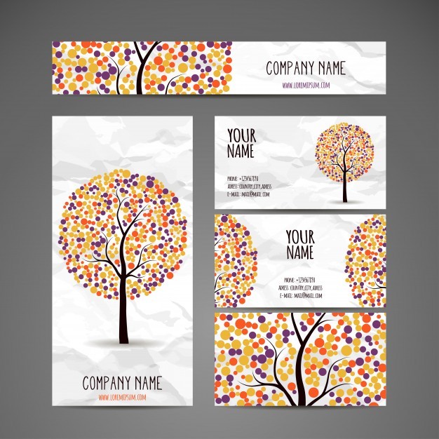 ethnic-stationery-set-with-colorful-tree-design_1159-2374