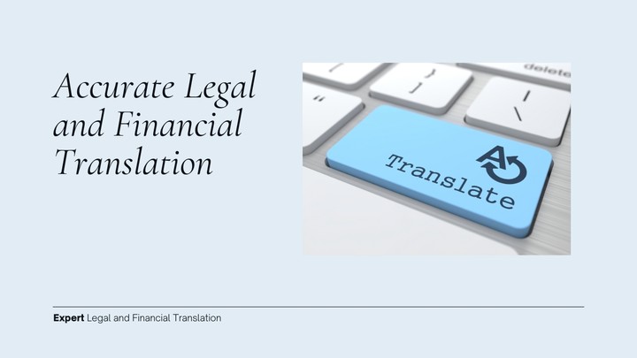 Precision English to Arabic Translation of Legal and Financial Documents