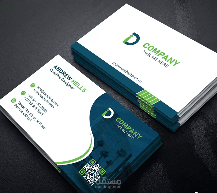 تصميم بطاقات أعمال Business card