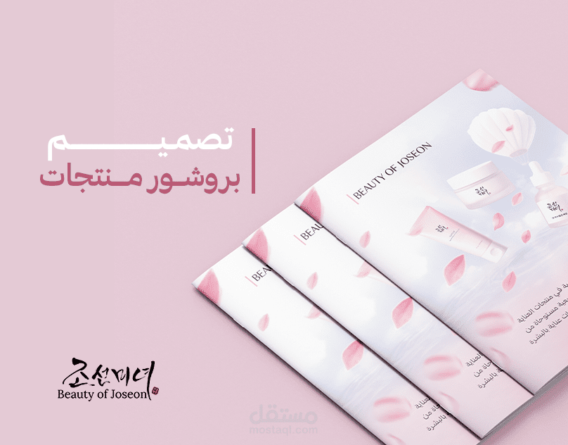 تصميم بروشور لبيوتي اوف جوسون