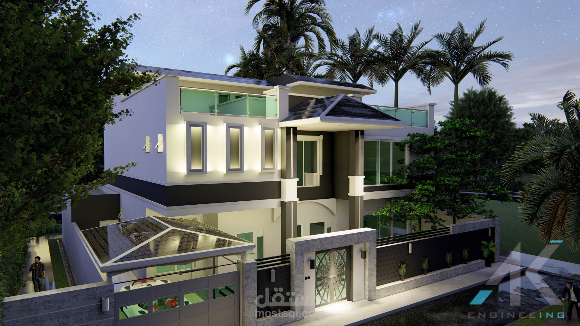 3d house modeling and rendering
