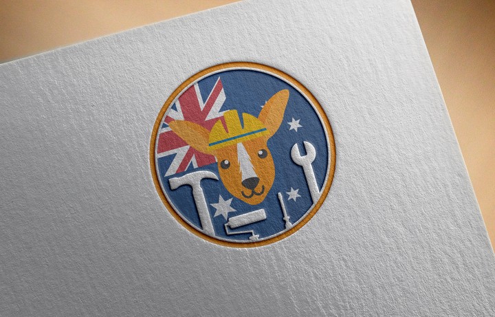 شعار لعميل أسترالي متعدد الحرف اليدوية