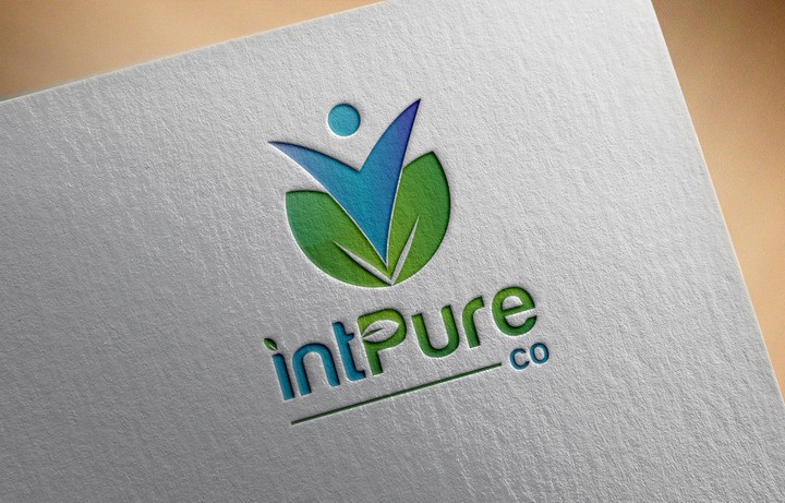 شعار لشركة Int Pure