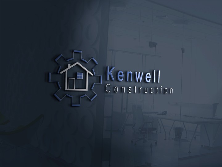 Logo for "Kenwell Construction" Company