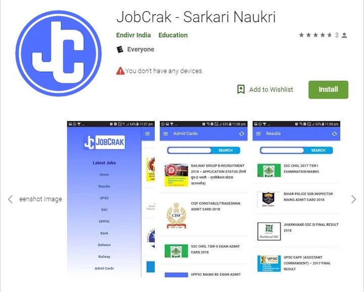 Jobcrak -WordPress website into Android App