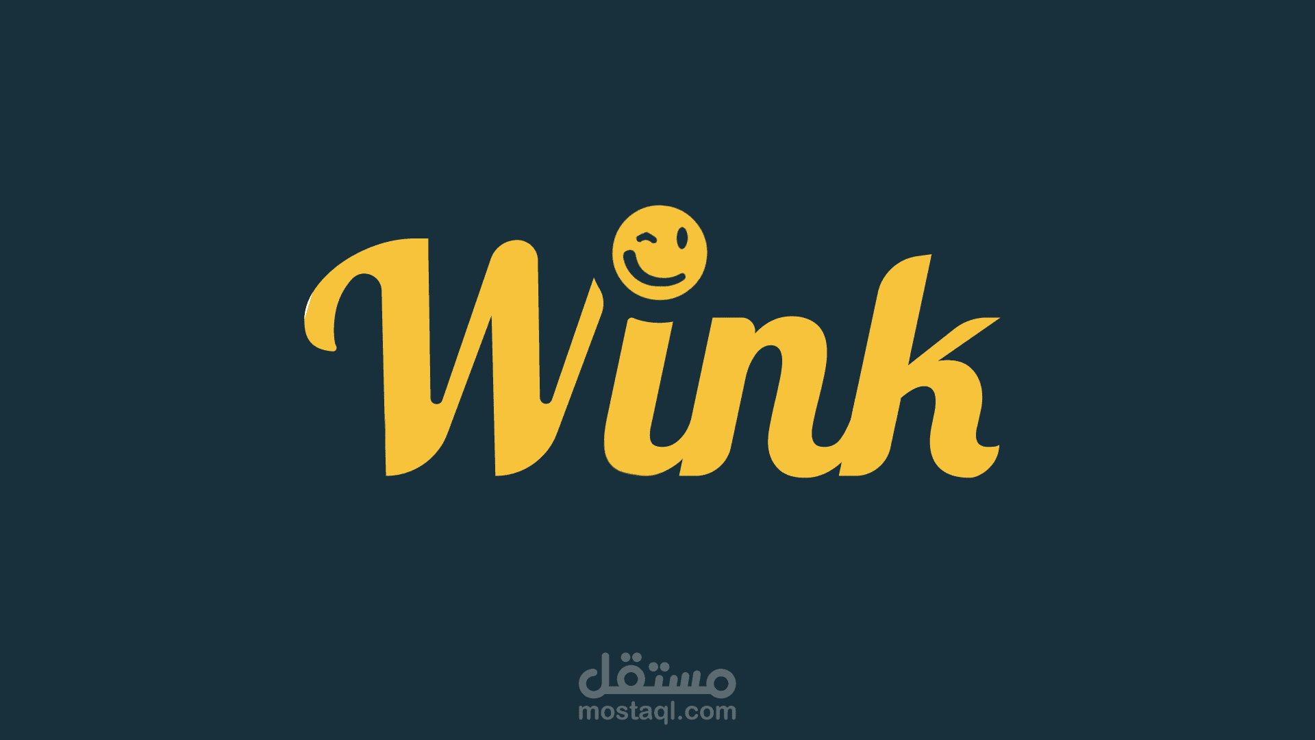 تحرك شعار لشركة Wink