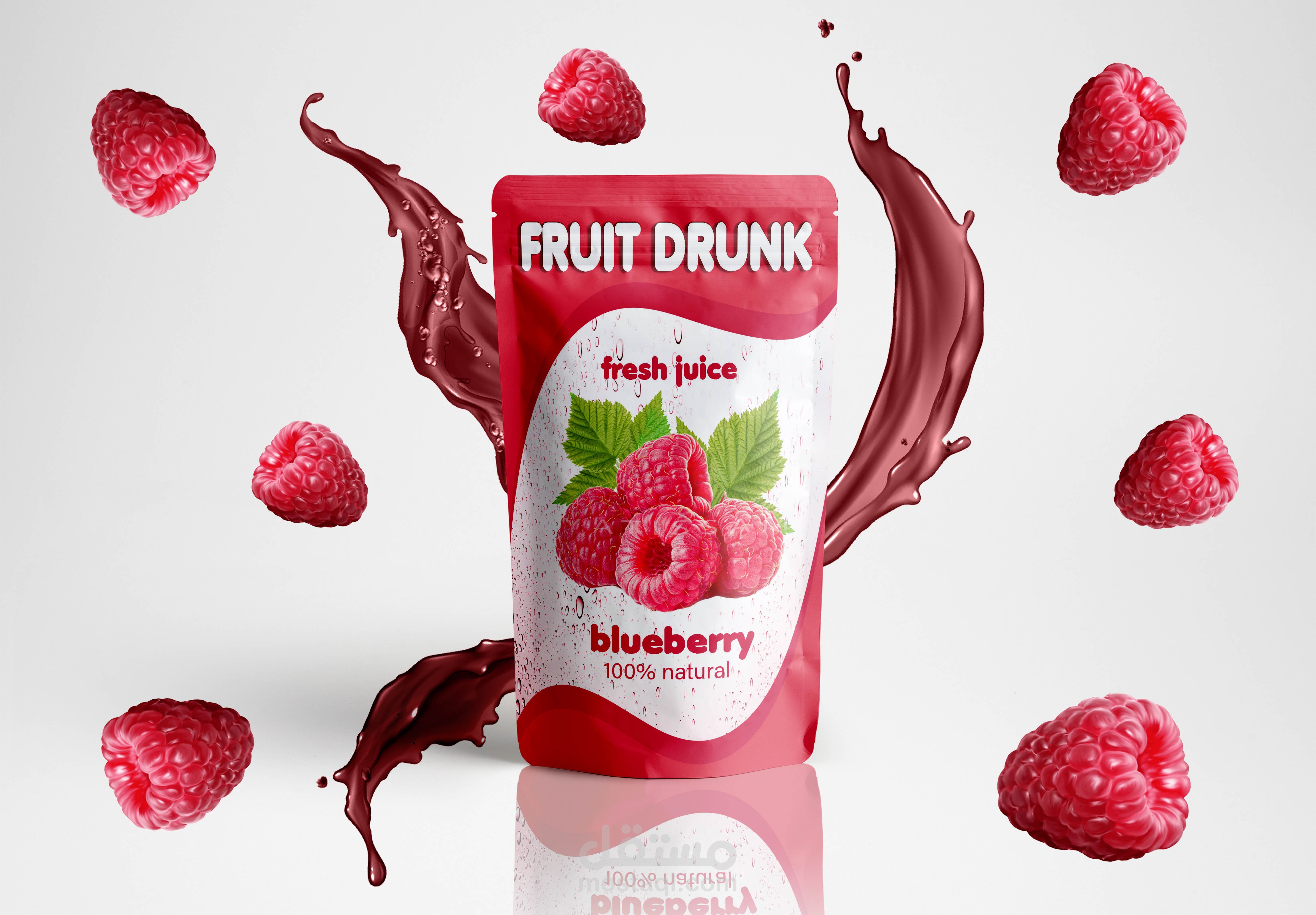 Fruit juice packaging تغليف عصير الفاكهة