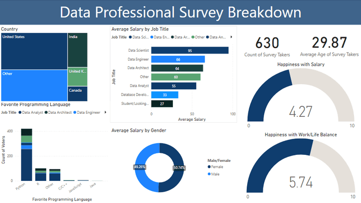 Data Professional Survey Breakdown