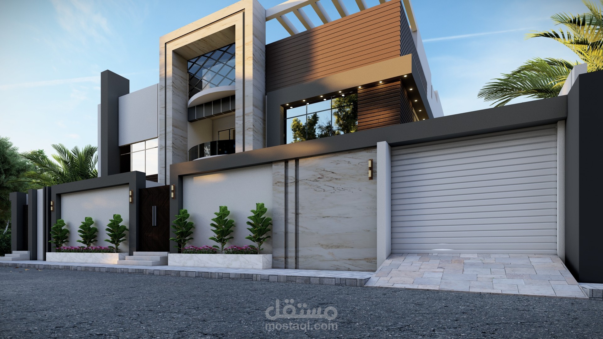 تصميم واجهة فيلا