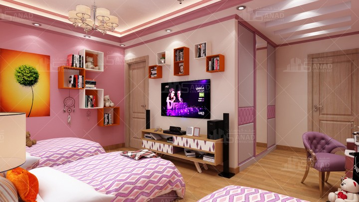 GIRL BED ROOM