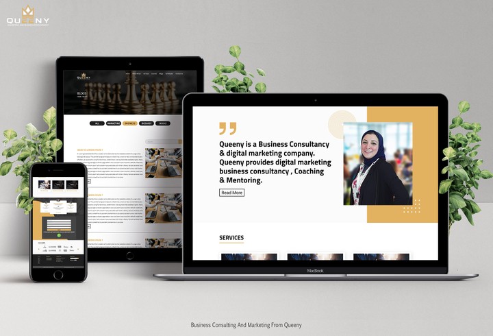 Queeny Ui/Ux Website