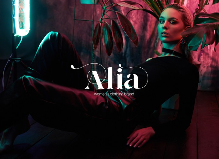 Alia Fashion Logo Branding