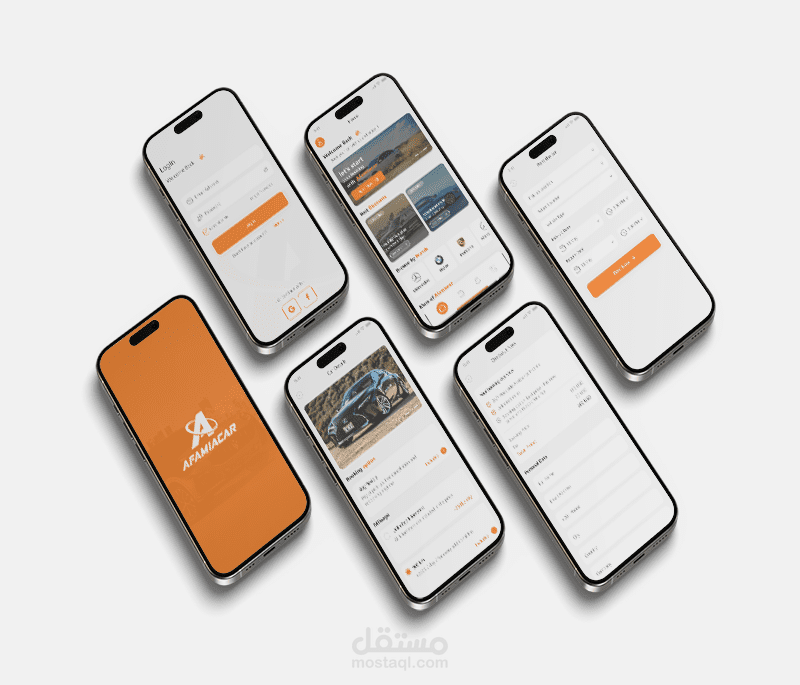 تطبيق تأجير سيارات