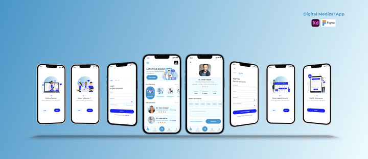 Digital Medical App UI Design