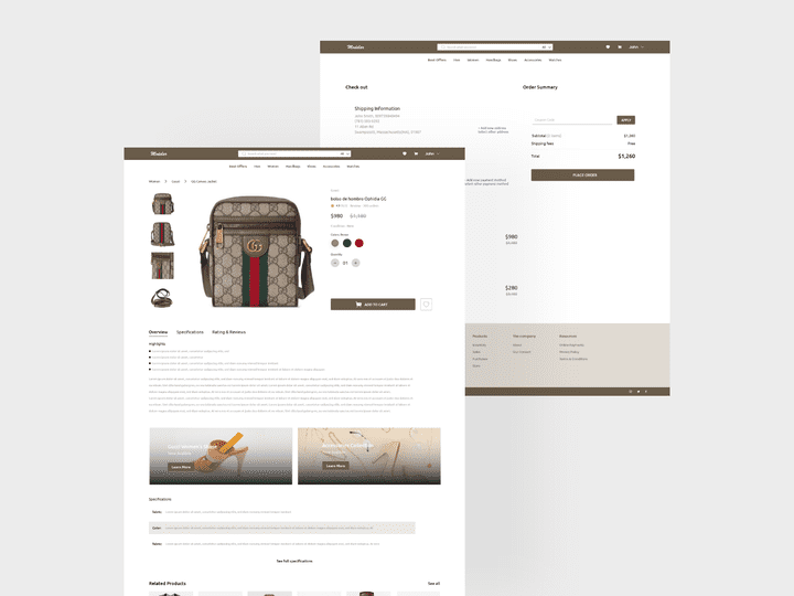 Ecommerce Website