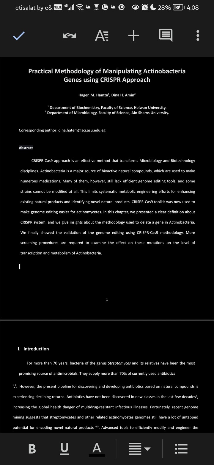 Practical Methodology of Manipulating Actinobacteria Genes using CRISPR Approach