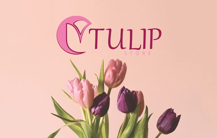 تصميم شعار لمتجر  TULIP