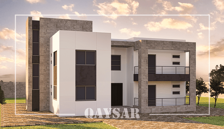 exterior design modern home 3ds max