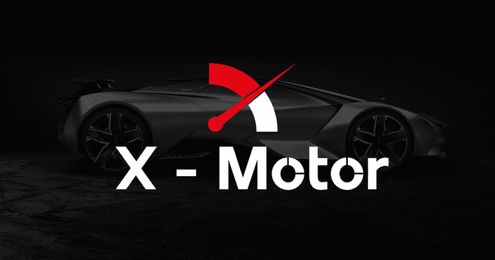 X Motor  Logo لوجو إكس موتور