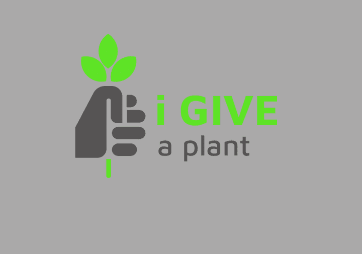 i Give a plant LOGO (شعار)